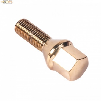 Болт колесный 12x1.50x28 C17 конус золотой
