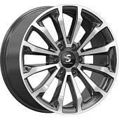 Скад КР006 8.5x20 6*139.7 ET33 DIA100.1 Diamond Black Gris Литой