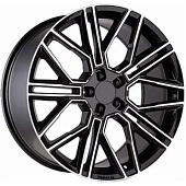 Khomen KHW 2101 9.5x21 5*130 ET46 DIA71.6 Black-FP Литой