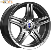 K&K Омаха 6.5x14 4*100 ET39 DIA56.6 Дарк платинум Литой