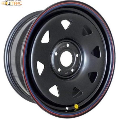 Off Road Wheels Jeep 8x17 5*127 ET30 DIA75.1 Black Штампованный