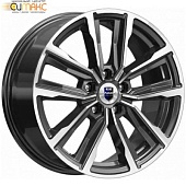 K&K Лацио 7.5x17 5*110 ET38 DIA67.1 Алмаз черный Литой