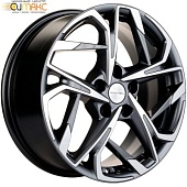 Khomen KHW 1716 7x17 5*110 ET40 DIA67.1 Gray-FP Литой