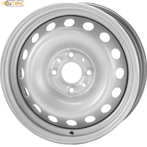 Swortech S410 5.5x14 4*100 ET45 DIA56.1 Silver Штампованный