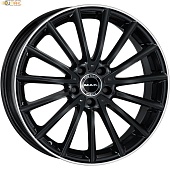 MAK Komet 8x19 5*112 ET33 DIA66.6 Hyper Black Face Polished Литой