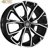 Khomen KHW 1907 7.5x19 5*114.3 ET45 DIA67.1 Black-FP Литой