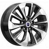 K&K Авиор 7x17 5*114.3 ET35 DIA60.1 Алмаз черный Литой