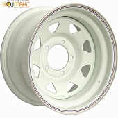 Off Road Wheels УАЗ 7x15 5*139.7 ET15 DIA110.1 White Штампованный