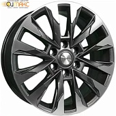 Khomen KHW 2010 8x20 6*139.7 ET36 DIA100.1 Gray-FP Литой