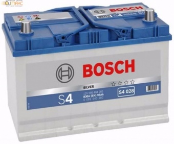 Аккумулятор BOSCH Silver 95 А/ч обратная R+ EN 830A, 306x173x225 0 092 S40 280