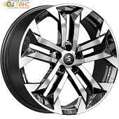 K&K КР015 7.5x19 5*114.3 ET49.5 DIA67.1 Алмаз черный Литой