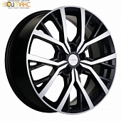 Khomen KHW 1806 7x18 5*114.3 ET38 DIA67.1 Black-FP Литой