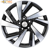Khomen KHW 1801 7.5x18 5*108 ET40 DIA60.1 Black-FP Литой