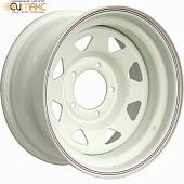 Off Road Wheels УАЗ 7x16 5*139.7 ET-19 DIA110.1 White Штампованный Off Road Wheels УАЗ 7x16 5*139.7 ET-19 DIA110.1 White Штампованный