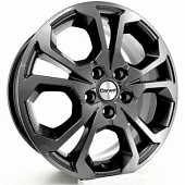 Carwel Шира 6.5x17 5*114.3 ET40 DIA64.1 BL Литой