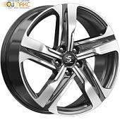 K&K КР004 7.5x19 5*114.3 ET53 DIA67.1 Алмаз черный Литой