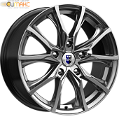 K&K Твист 7.5x17 5*114.3 ET45 DIA66.1 Дарк платинум Литой