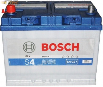 Аккумулятор BOSCH Silver 70 А/ч прямая L+ EN 630A, 261x175x220 0 092 S40 270