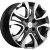 Khomen KHW 1503 6x15 4*100 ET50 DIA60.1 Gray-FP Литой