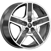 K&K КР008 8.5x20 5*112 ET35 DIA66.6 Diamond black gris Литой