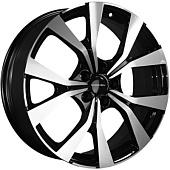 Khomen KHW 1906 7x19 5*114.3 ET45 DIA67.1 Black-FP Литой