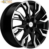 Khomen KHW 1809 7x18 5*108 ET36 DIA65.1 Black-FP Литой