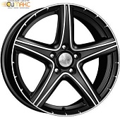 K&K Барракуда 7.5x17 5*108 ET45 DIA63.3 Алмаз черный Литой