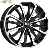 K&K Рим 6x15 4*108 ET25 DIA65.1 Алмаз черный Литой