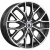 K&K Лилиом 6x16 4*100 ET45 DIA67.1 Алмаз черный Литой