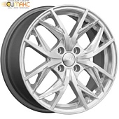 Скад Асти 6.5x16 4*100 ET51 DIA54.1 Сильвер Литой