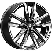 K&K КР014 8x20 5*108 ET39 DIA60.1 Алмаз черный Литой