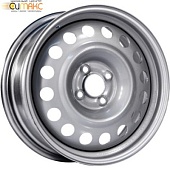 Trebl 8075 6x15 4*114.3 ET43 DIA67.1 Silver Штампованный