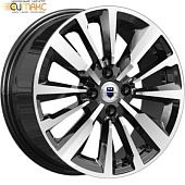 K&K Эрман 6.5x16 4*100 ET40 DIA67.1 Алмаз черный Литой