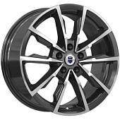 K&K Меренге 7.5x17 5*112 ET45 DIA66.6 Алмаз черный Литой