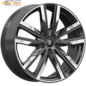 Скад КР014 8x20 5*112 ET39 DIA66.6 Diamond Black Gris Литой