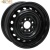 Eurodisk 64A45R 6x15 4*100 ET45 DIA54.1 Black Штампованный