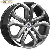 K&K Пандора 8.5x19 5*112 ET48 DIA66.6 Дарк платинум Литой