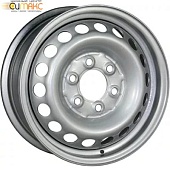 Trebl 9487 6.5x16 6*130 ET62 DIA84.1 Silver Штампованный