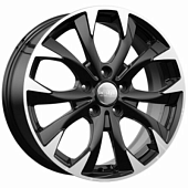 K&K КС740 7x17 5*112 ET54 DIA57.1 Алмаз черный Литой