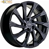 Khomen KHW 1901 7.5x19 5*114.3 ET49.5 DIA67.1 Black Литой