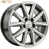 Khomen KHW 1706 7x17 5*114.3 ET53 DIA67.1 G-Silver-FP Литой