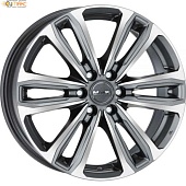 MAK Safari 6 7.5x17 6*139.7 ET33 DIA100.1 Hyper Black Face Polished Литой