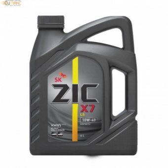 Масло ZIC X7 LS 10W40 моторное синтетическое 6 л