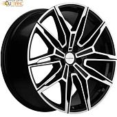 Khomen KHW 2105 9.5x21 5*112 ET30 DIA66.6 Black Matt Литой