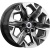 K&K Тейт 7.5x17 6*114.3 ET30 DIA66.1 Алмаз черный Литой