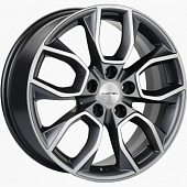Khomen KHW 1713 7x17 5*114.3 ET48 DIA67.1 Gray-FP Литой
