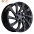 Khomen KHW 1901 7.5x19 5*108 ET46 DIA63.3 Black Matt Литой