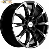 Khomen KHW 1808 7.5x18 5*108 ET40 DIA54.1 Black-FP Литой