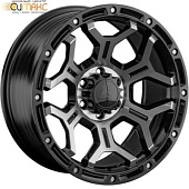 LS FlowForming RC68 9x20 6*139.7 ET30 DIA100.1 BKF Литой