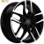 Khomen KHW 1708 6.5x17 5*114.3 ET40 DIA64.1 Black Литой